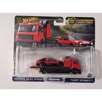 Hot Wheels 1:64 Team Transport - Toyota AE86 Sprinter Trueno on Fleet Street